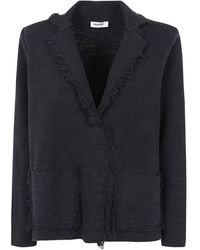 Baserange - Long-Sleeved Knitted Cardigan - Lyst