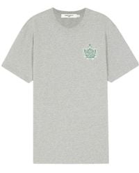 Maison Kitsuné - Logo-Print Cotton T-Shirt - Lyst