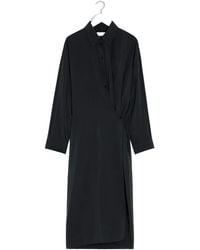 Lemaire - Twisted-Detail Midi Dress - Lyst