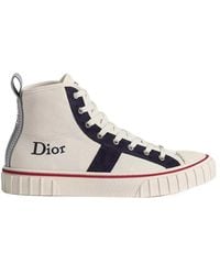 Dior - Lace-Up High-Top Casual Shoes - Lyst