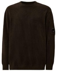 C.P. Company - Chenille Crew Neck Knitwear - Lyst