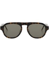 Thom Browne - Eyewear Oval Frame Sunglasses - Lyst