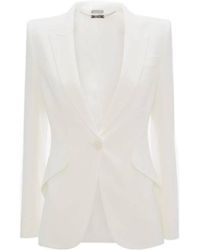 McQueen - Single Breasted Tailored Blazer - Lyst