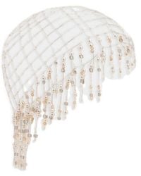 Rabanne - Pearl-Embellished Hair Beanie - Lyst