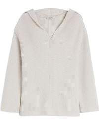 Max Mara - Falcone Ribbed Hoodie - Lyst