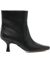 COACH - 75Mm Leather Heeled Boots - Lyst