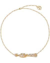 Burberry - Logo Chain Necklace - Lyst