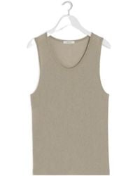 Lemaire - Ribbed Crewneck Tank Top - Lyst