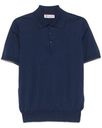 Brunello Cucinelli - Short-Sleeved Polo Shirt - Lyst