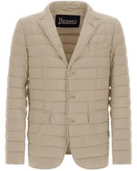 Herno - Long-Sleeved Quilted Cotton Coat - Lyst