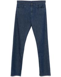 Canali - Regular Fit Cotton Stretch Denim Jeans - Lyst