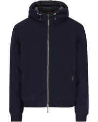 Moorer - Zip-Up Hooded Jacket - Lyst