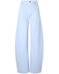 Gabriela Hearst - Amoret Mid-Rise Wide-Leg Jeans - Lyst