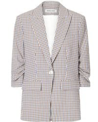 Veronica Beard - Checked Cotton-Seersucker Jacket - Lyst