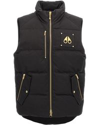 Moose Knuckles - Sleeveless High Collar Quilted Design Vest - Lyst