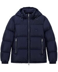 ARMANI EXCHANGE - Hooded Padded Down Jacket - Lyst