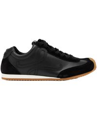 Loewe - Ballet Runner 2.0 Panelled Leather Sneakers - Lyst