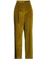 Weekend by Maxmara - Plain Casual Trousers - Lyst