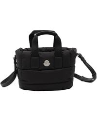 Moncler - Logo Patch Padded Tote Bag - Lyst