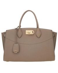 Ferragamo - New Ferragamo Studio Soft Bag (L) - Lyst
