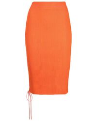 Off-White c/o Virgil Abloh - Vanise Lace-Up Detailed High Waist Skirt - Lyst
