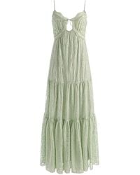 Alice + Olivia - Nicky Tiered Maxi Dress - Lyst