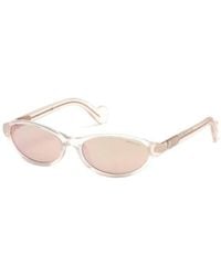 Moncler - Eyewear Elongated Oval Sunglasses - Lyst