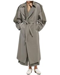 Bottega Veneta - Cotton And Silk Gabardine Trench - Lyst