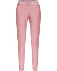Moschino - Logo-Waist Performance Trousers - Lyst
