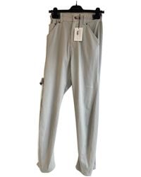 we11done - Belt-Loop Casual Pants - Lyst