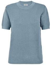 P.A.R.O.S.H. - Textured Short-Sleeve Sweater - Lyst