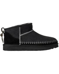 UGG - Classic Ultra Mini Biarritz Snow Boots - Lyst