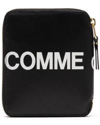 Comme des Garçons - Comme Des Garçons Wallet Logo Printed Zip-Around Wallet - Lyst