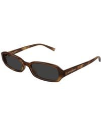 Saint Laurent - Eyewear Rectangular Frame Sunglasses - Lyst