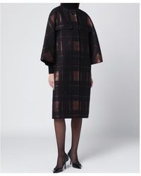 Max Mara - Atelier Lamé Jacquard Coat - Lyst