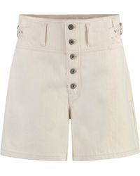 Jil Sander - Belt Loop Denim Shorts - Lyst
