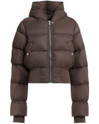Rick Owens - Hooded Light Nylon Down Bomber Jacket - Lyst