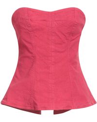 Isabel Marant - Stylish Solid Color Off-The-Shoulder Top - Lyst