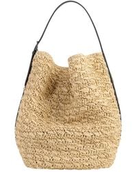 TOTEME - Totême Belt Detailed Top Handle Tote Bag - Lyst