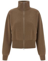 Extreme Cashmere - Xtra Cute Cropped Zip Cardigan - Lyst