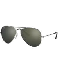 Ray-Ban - Aviator Frame Sunglasses - Lyst