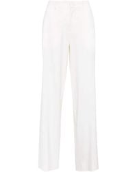 P.A.R.O.S.H. - Virgin Wool Straight-Leg Trousers - Lyst