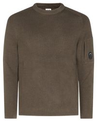 C.P. Company - Long-Sleeve Knitted Pullover - Lyst