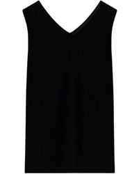 Fabiana Filippi - V-Neck Sleeveless Top - Lyst