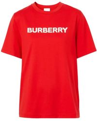 Burberry - Logo-Print Short-Sleeve T-Shirt - Lyst