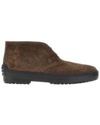 Tod's - Round Toe Flat Shoes - Lyst