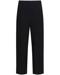 Marni - Wool Blend Trousers With Symbol - Lyst