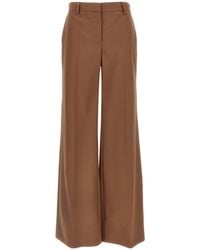 Stella McCartney - Wide Leg Flared Pants - Lyst