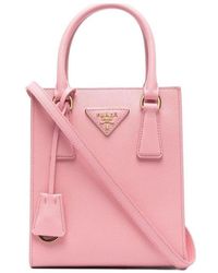 Prada - Saffiano Leather Handbag - Lyst