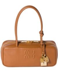 Miu Miu - Beau Leather Bag - Lyst